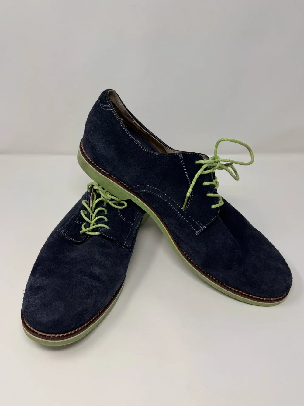 G.H Bass & Company Shoes, Buckingham, size 13, blue leather, business casual